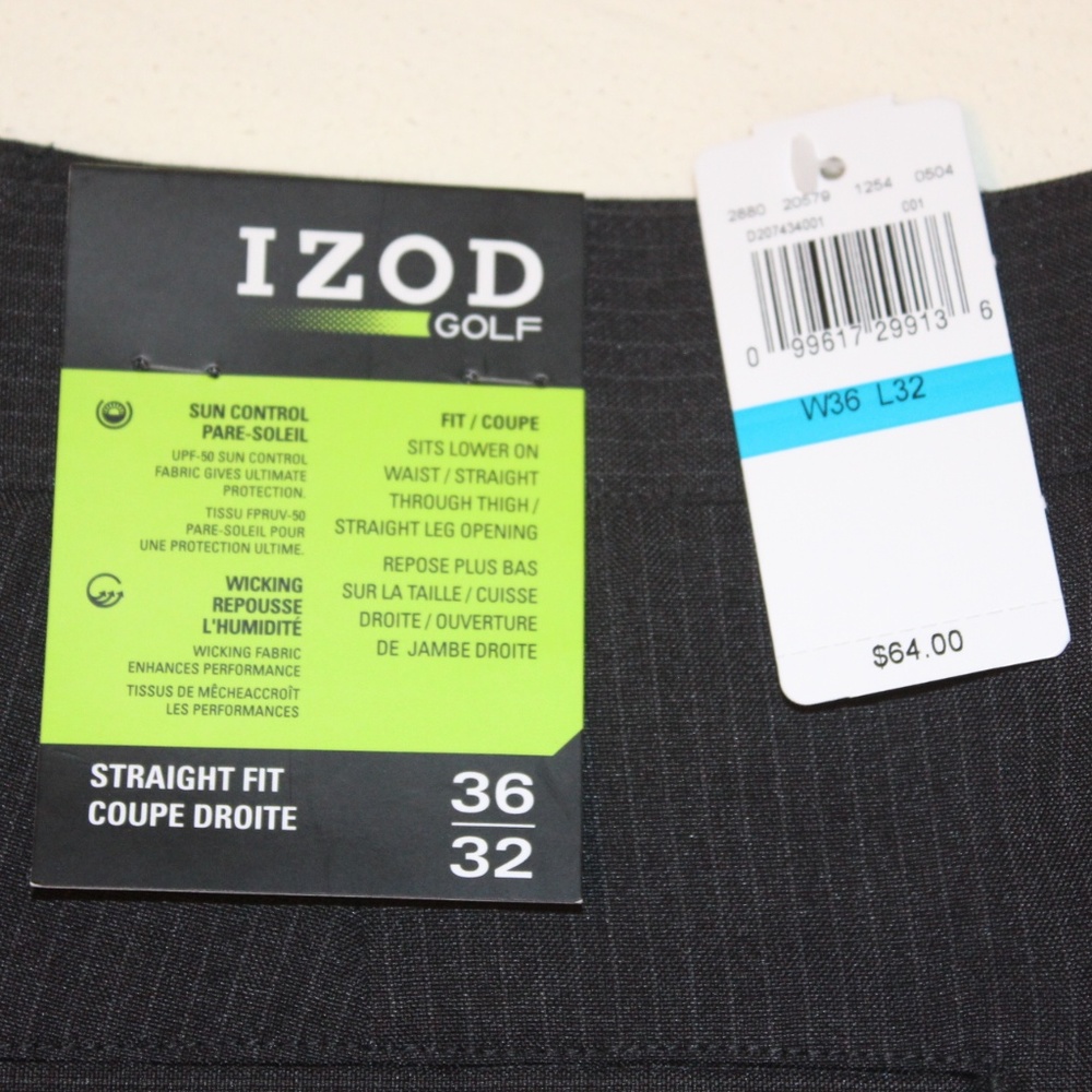 Izod Golf Pants NWT  36x32